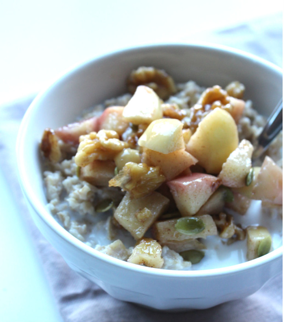 everyday apple crunch oats